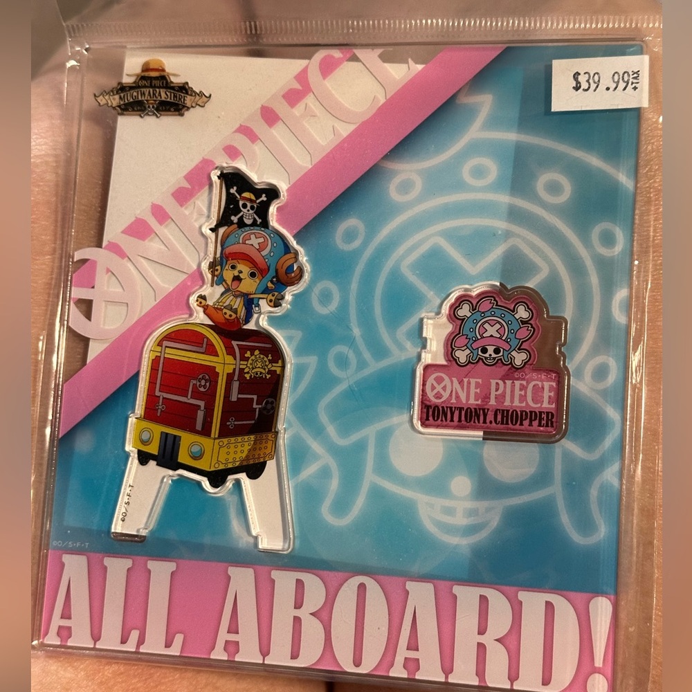One Piece ALL ABOARD! Acrylic Stand Chopper Japan limited New